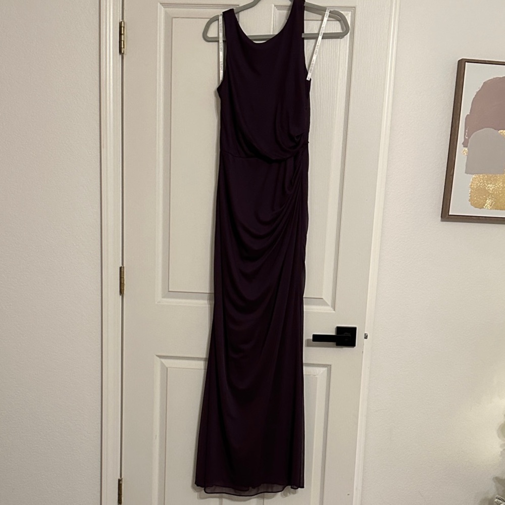 David's Bridal Deep Purple Dress